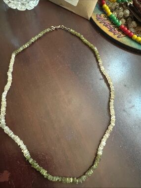 Fluorite Gemstone Bead Necklace